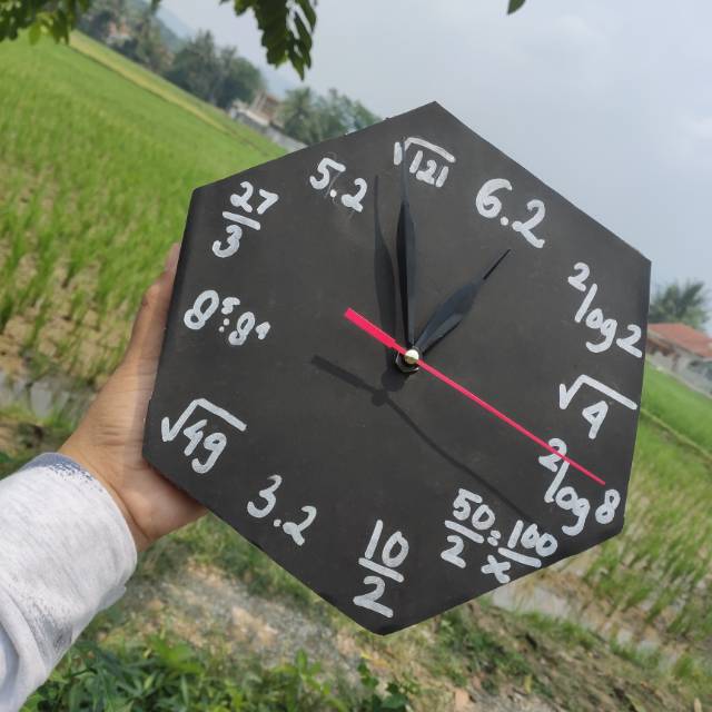 JAM DINDING MOTIF RUMUS