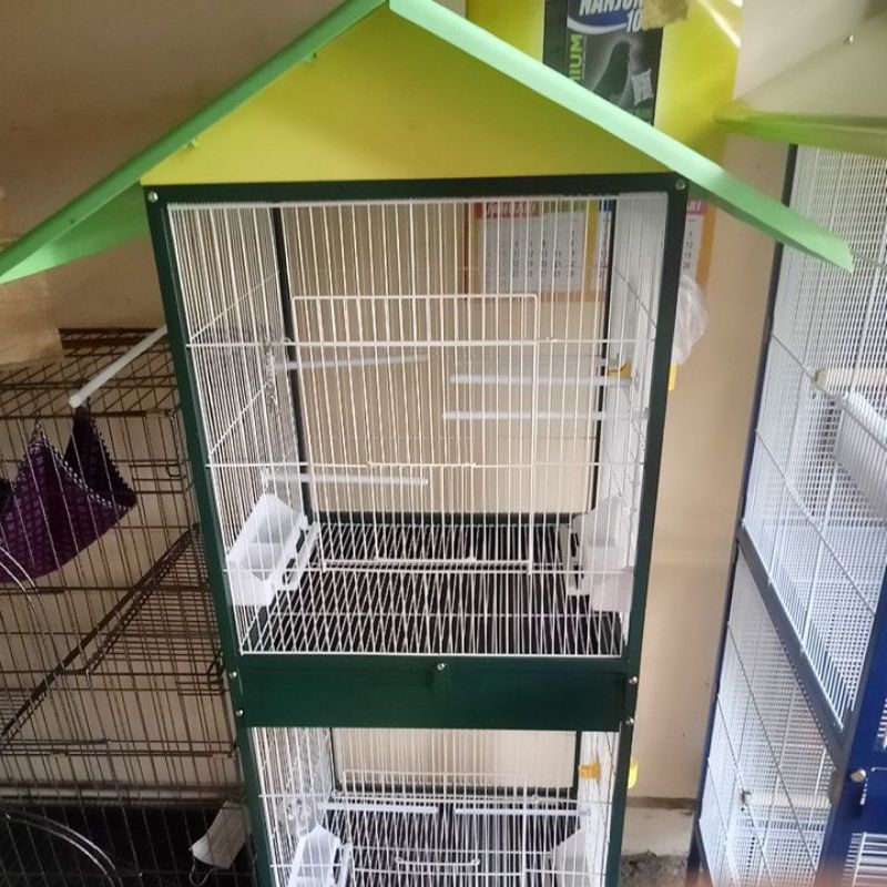 kandang burung koloni Lovebird dan lainnya