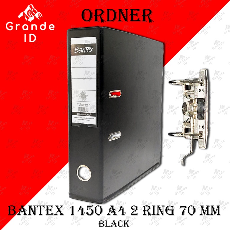 

ORDNER BANTEX 1450 A4 2 RING 70 MM LEVER ARCH FILE