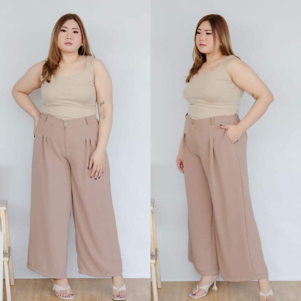 IMMY PANT CELANA KULOT PANJANG WANITA BISGZE BIG SIZE JUMBO BESAR MURAH-3