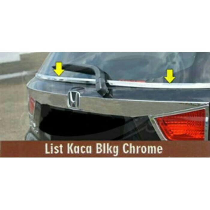 List kaca belakang Honda Mobilio JSL Chrome / aksesoris Mobilio 2017