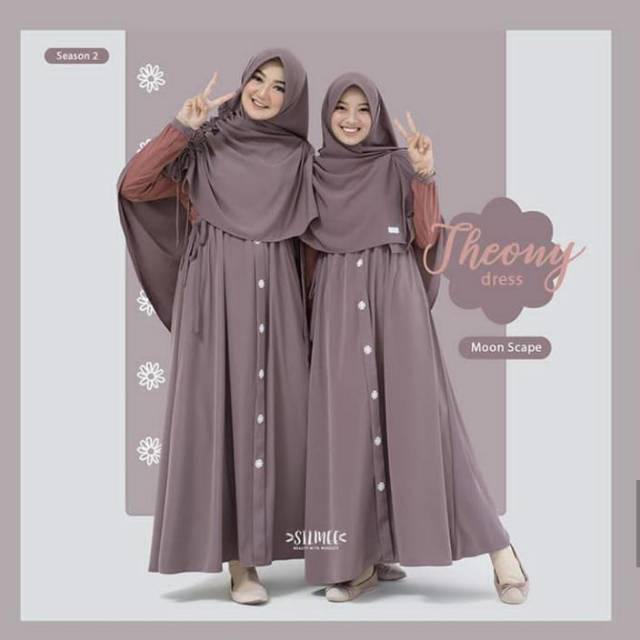 READY Theony dress versi 2 ori by silmee.indonesia