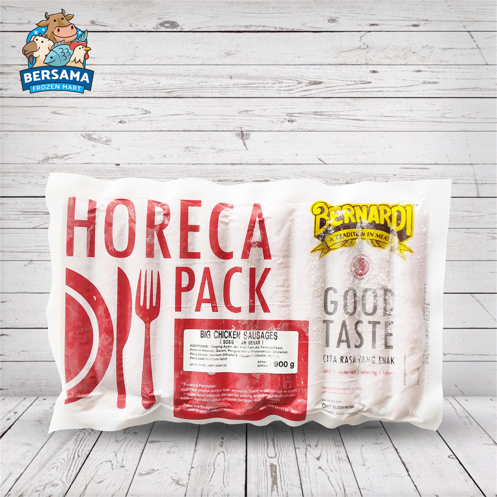 

BERNARDI HORECA PACK BIG CHICKEN SAUSAGES 900GR (SOSIS AYAM)