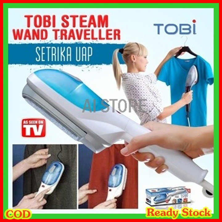 Setrika Uap Tobi | Strika Uap | Gosokan Uap | Setrika Uap |Travel Steamer Original