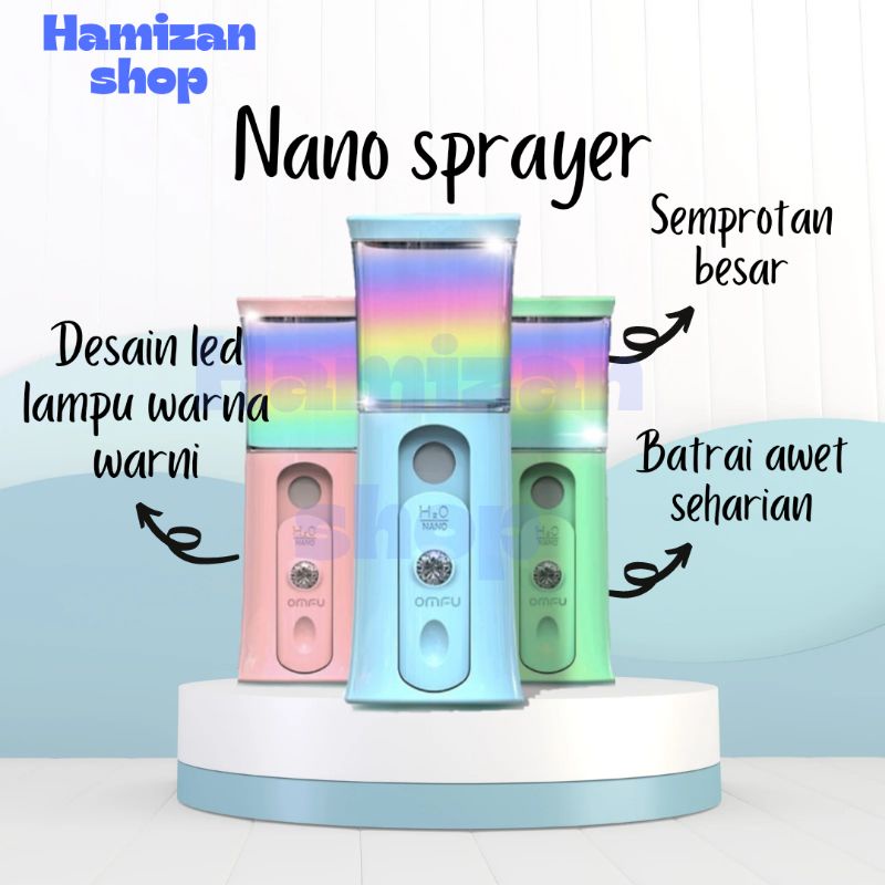 HAMIZAN Nano spray pelembab kabut nano sprayer alat nano spray mist sprayer omfu