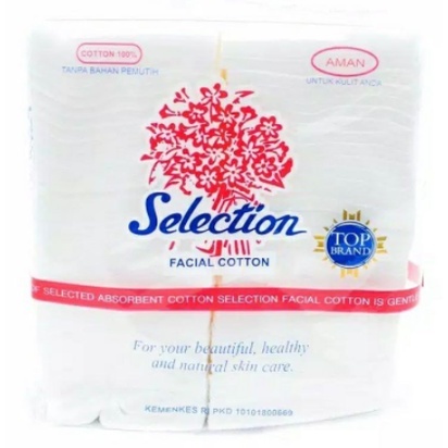 KAPAS SELECTION WAJAH / MUKA FACIAL COTTON 35 GRM / 50 GRM