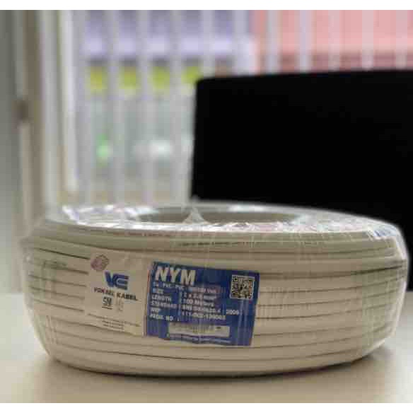 Kabel Voksel NYM 2 x 2.5 mm² - 300/500 V - 100 meter