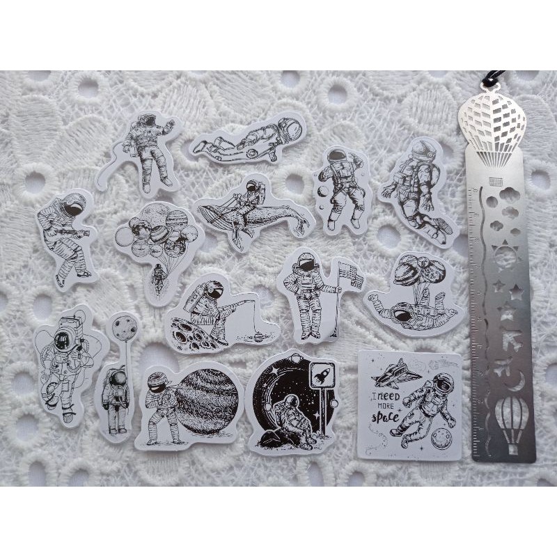 

Stiker Set ASTRONOT untuk Journal / Scrapbook / Diary / DIY