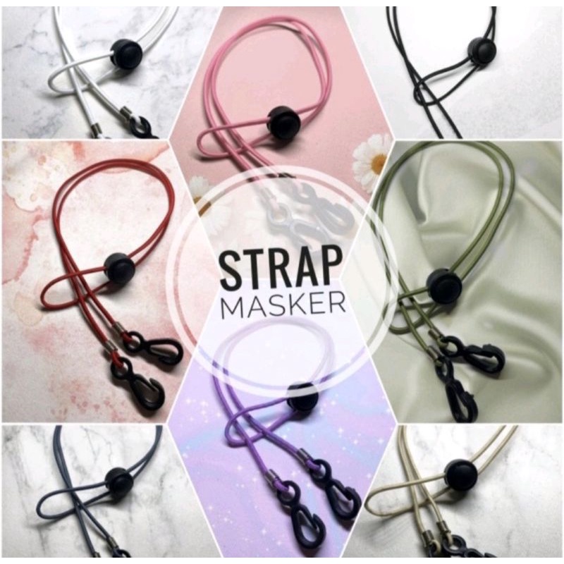 Tali Masker / Strap Masker Bahan Elastis Kuat Nyaman