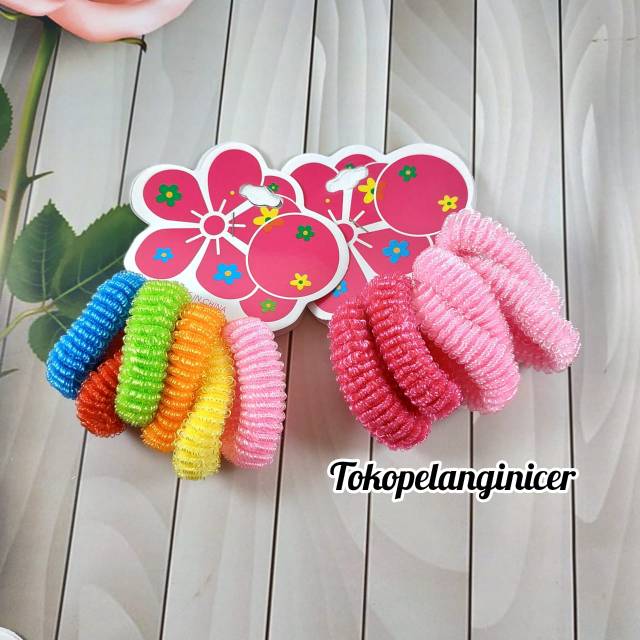 Ikat Rambut Kunciran  Karet Kain fasnion wanita Tokopelanginicer
