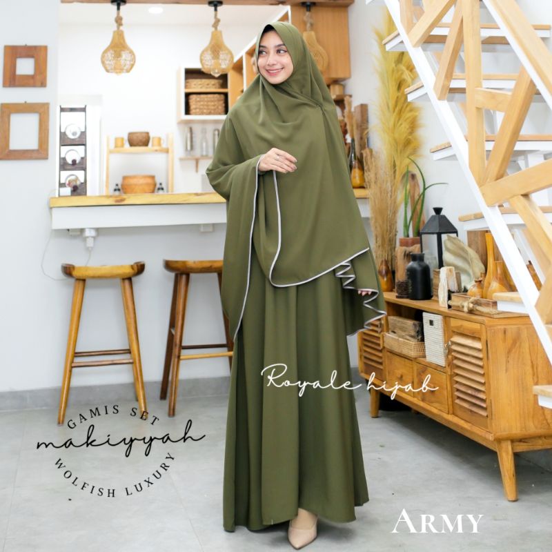 Makiyyah syari S-XL |gamis busui|ori royale