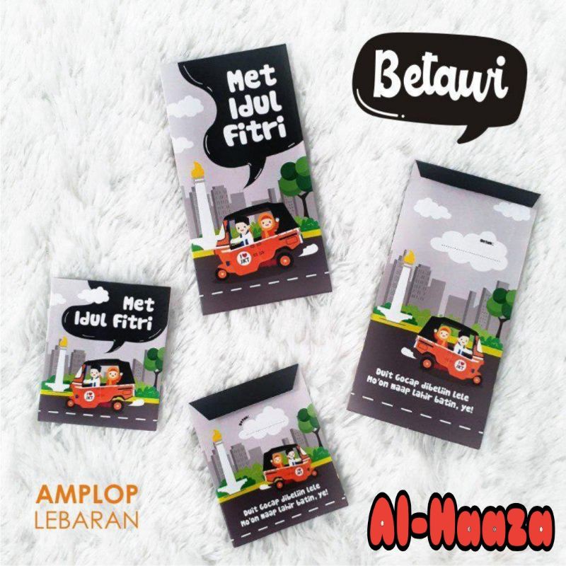 

amplop Lebaran tema Betawi