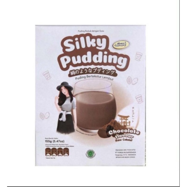 SILKY PUDDING Forisa Mom's Recipe 155 gr PUYO Puding Susu Coklat