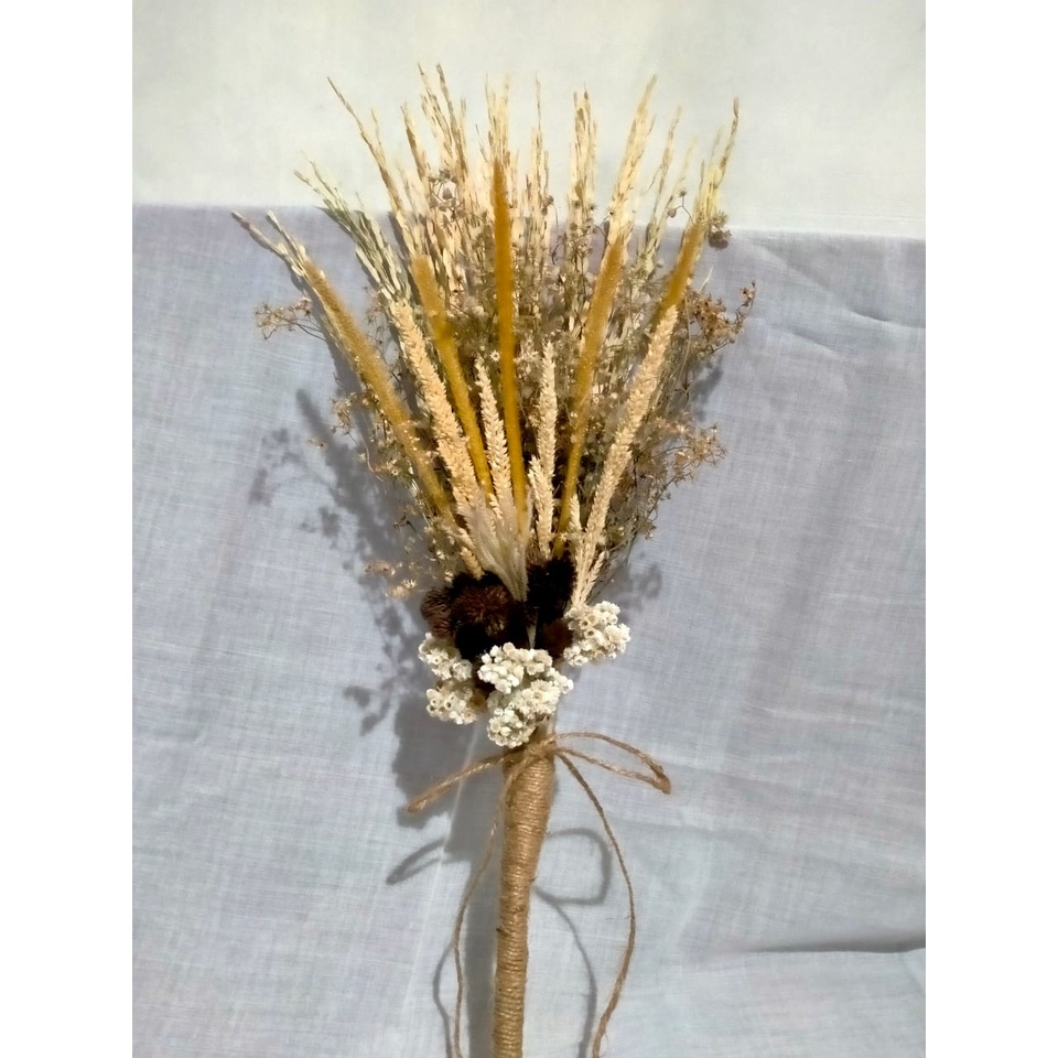 FG- Besar Buket Bunga Kering - Buket Bunga Kering Aesthetic - Rangkaian Dried Flower- Hiasan Buket B