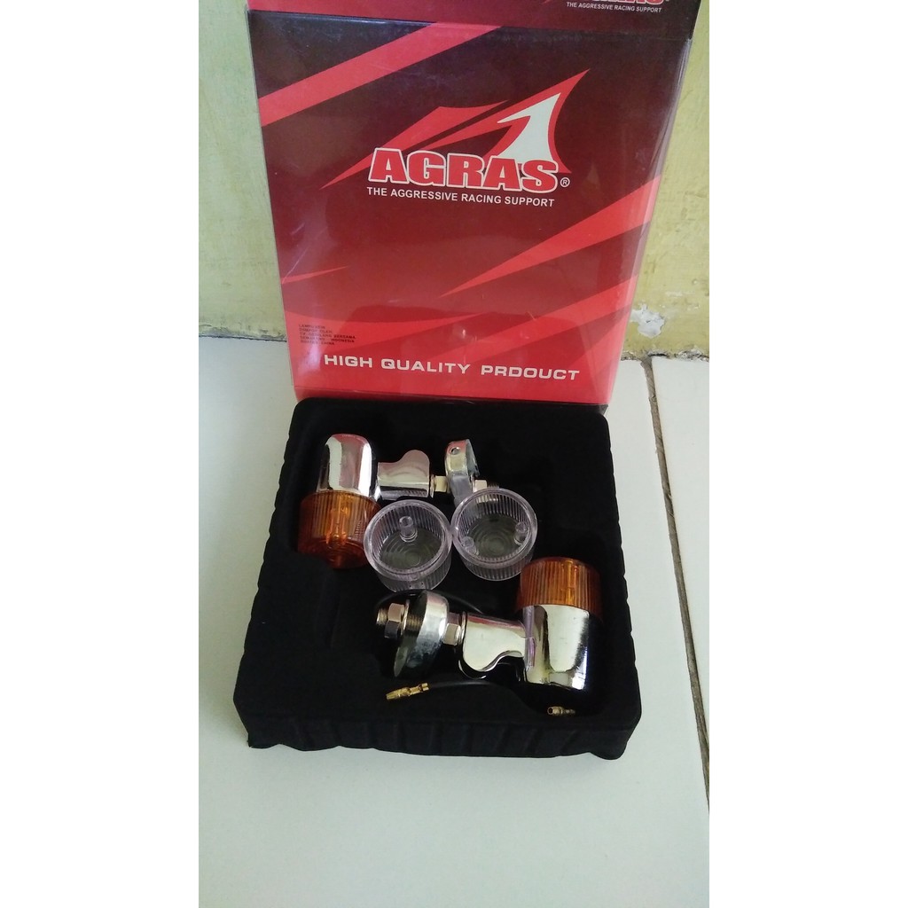 Reteng Sen C70 CB Variasian merk Agras bulat lancip