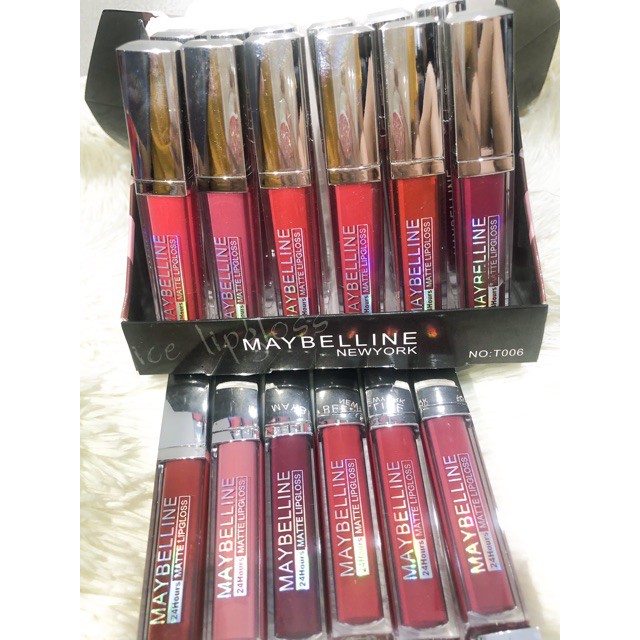 (lusinan) New lipcream matte maybelline tutup silver