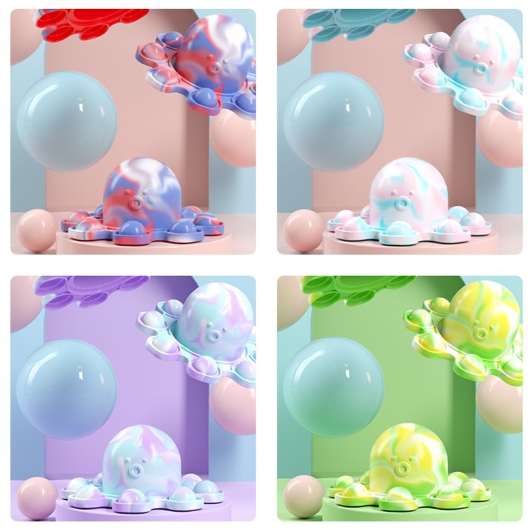Mainan Anak POP IT Octopus Cumi Gurita Fidget Toys