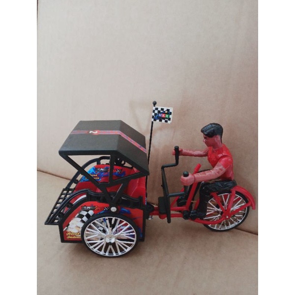 Mainan Becak Indonesia