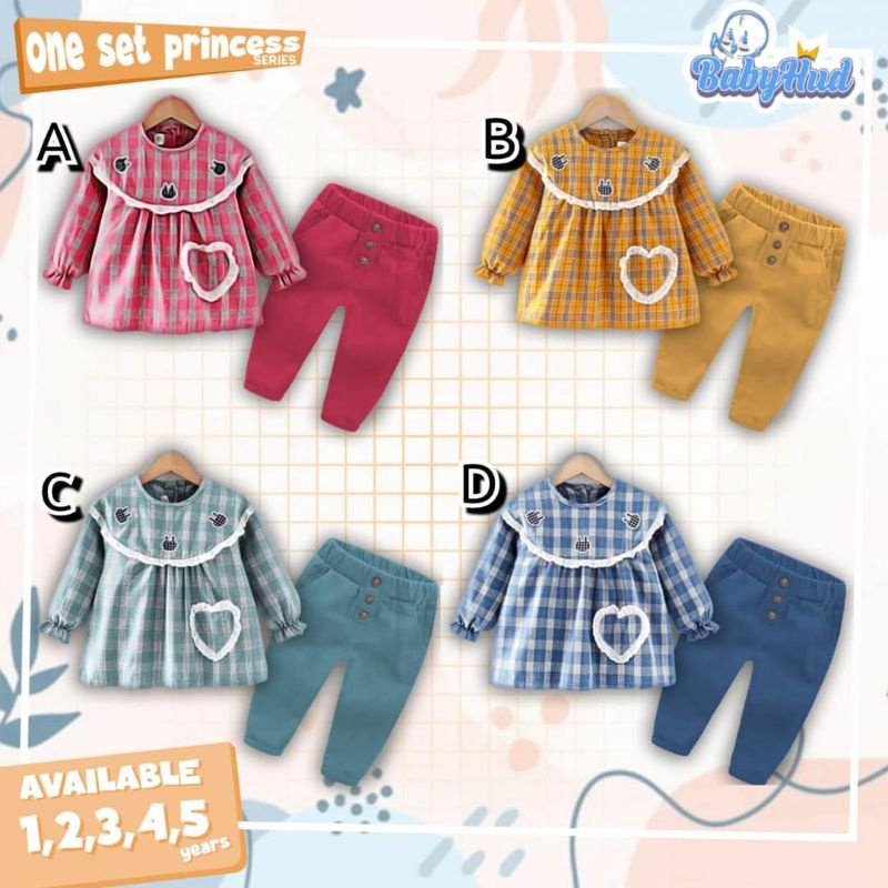 BabyHud One Set Princess Size 1.2.3.4.5