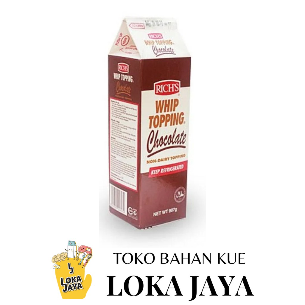 

RICH GOLD WHIP CREAM CHOCOLATE 907 GR (ONLY GRAB EXPRESS)
