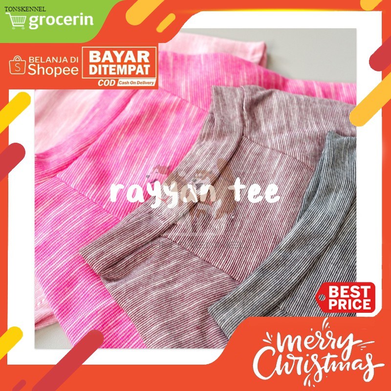 Baju Anjing Kucing Monyet Kaos Kostum Shirt Hewan Pet Lucu &quot; RAYVAN TEE &quot; Murah Tebal Premium COD