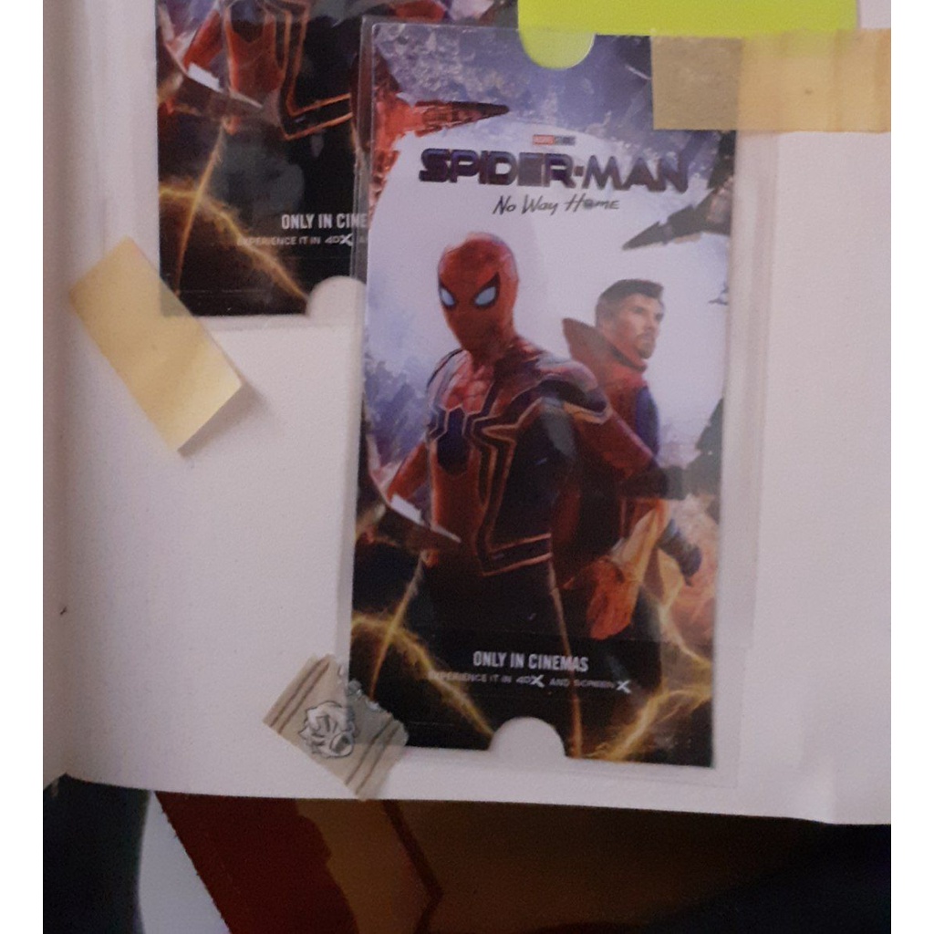 Spiderman No Way Home CGV Reguler Collectible Ticket