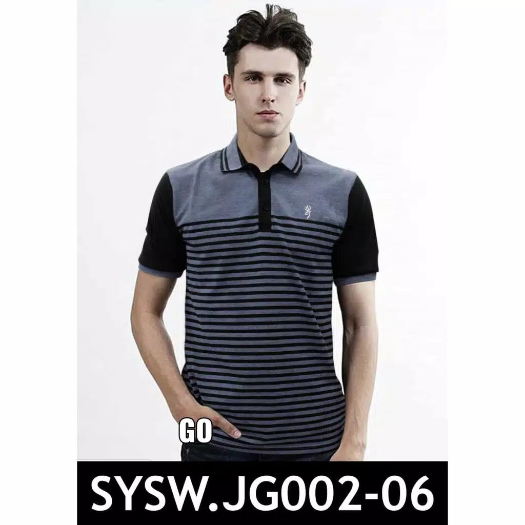 gos  CRESSIDA KAOS POLO SHIRT COWOK Baju Pria 100% Original!