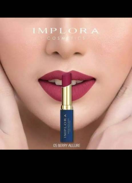 ❤mawarjingga❤ IMPLORA INTENS MATTE LIPSTIK lipstik putar implora