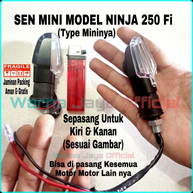 Lampu Sen Sein Mini Kecil Universal Motor Verza Megapro Tiger Revo Scorpio RX King Z Byson Variasi
