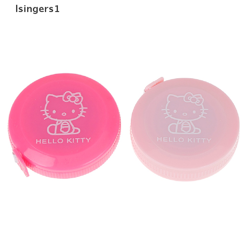 (lsingers1) Meteran Badan Retractable Motif Kartun HELLO KITTY