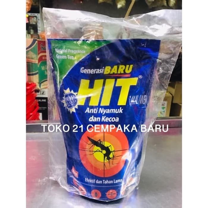 Jual Hit Cair Green Tea Refill Ml Obat Nyamuk Kecoa Hit Cair