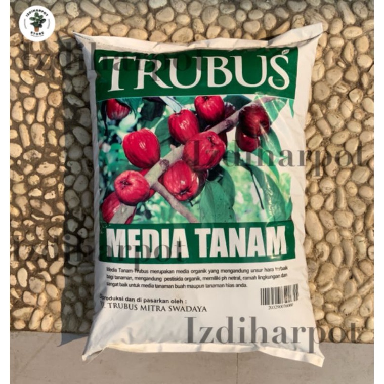 tanah untuk tanaman media tanam organik TRUBUS - siap pakai trubus