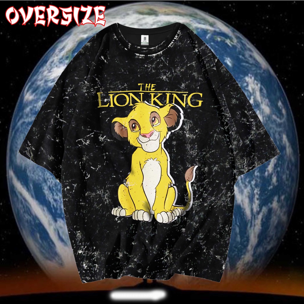 THE LION KING KAOS OVERSIZE WASHING VINTAGE T-SHIRT