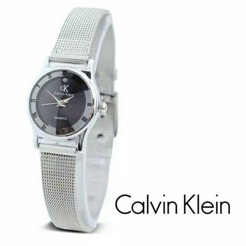 (Grosir)Jam Tangan Wanita C&amp;7K Bulat Strap Rantai Pasir(Terima Cod)