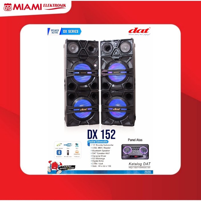 Active Speaker DAT DX-152 / Speaker Aktif DAT DX152