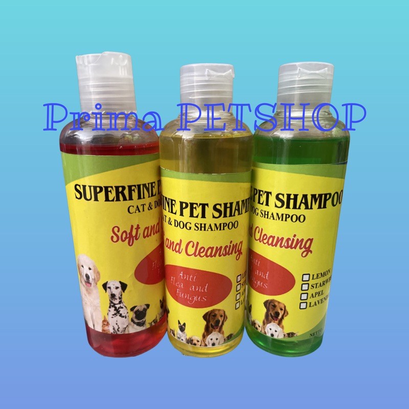 SHAMPOO KUCING ANJING KELINCI MEREK SUPERFINE PET SHAMPOO 250ML