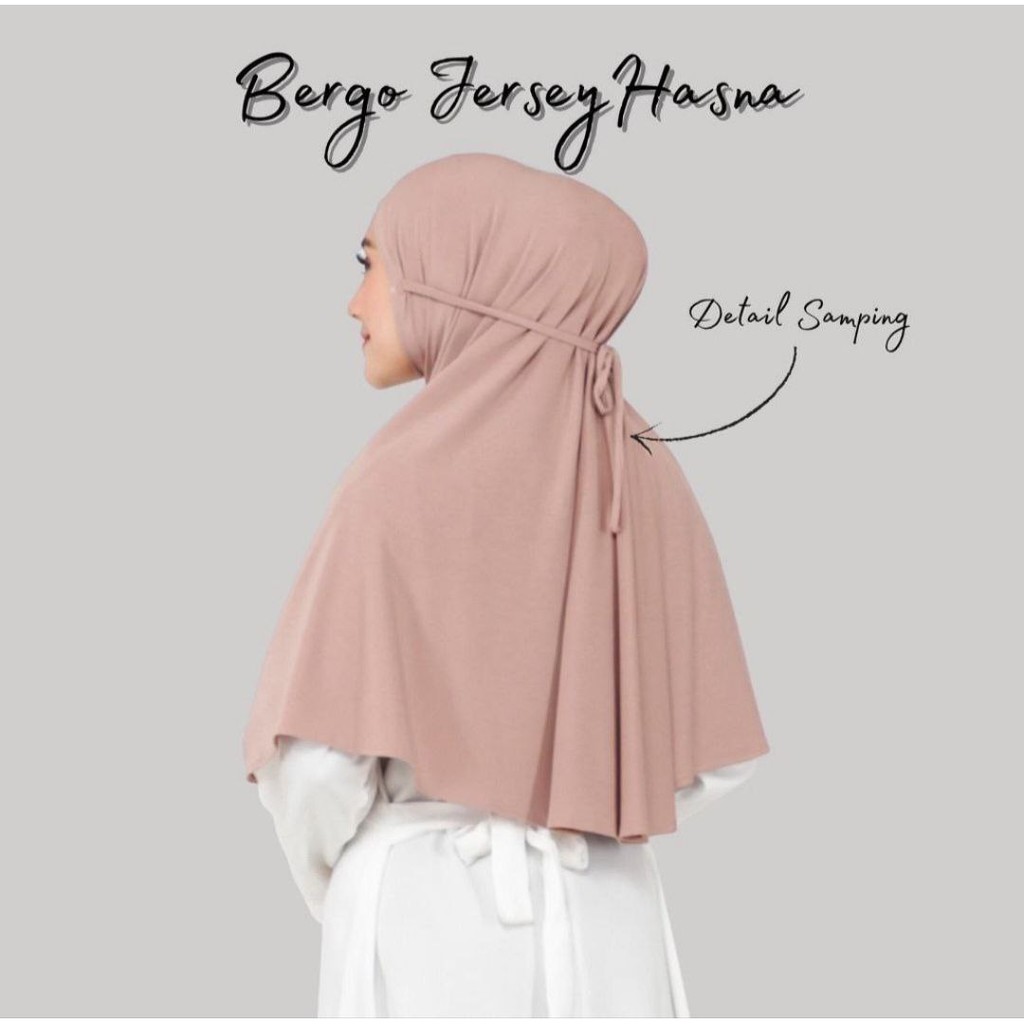 JILBAB BERGO MARYAM TALI JERSEY PREMIUM ORIGINAL PREMIUM / Kerudung wanita