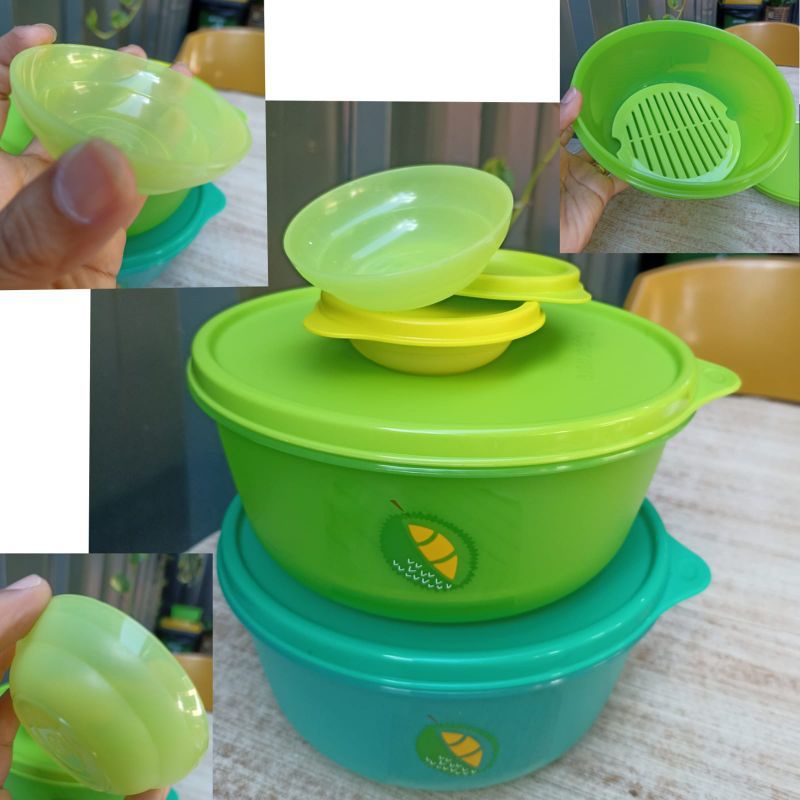 mangkuk buah di kulkas 2pc free bowl kecil +saluran udara
