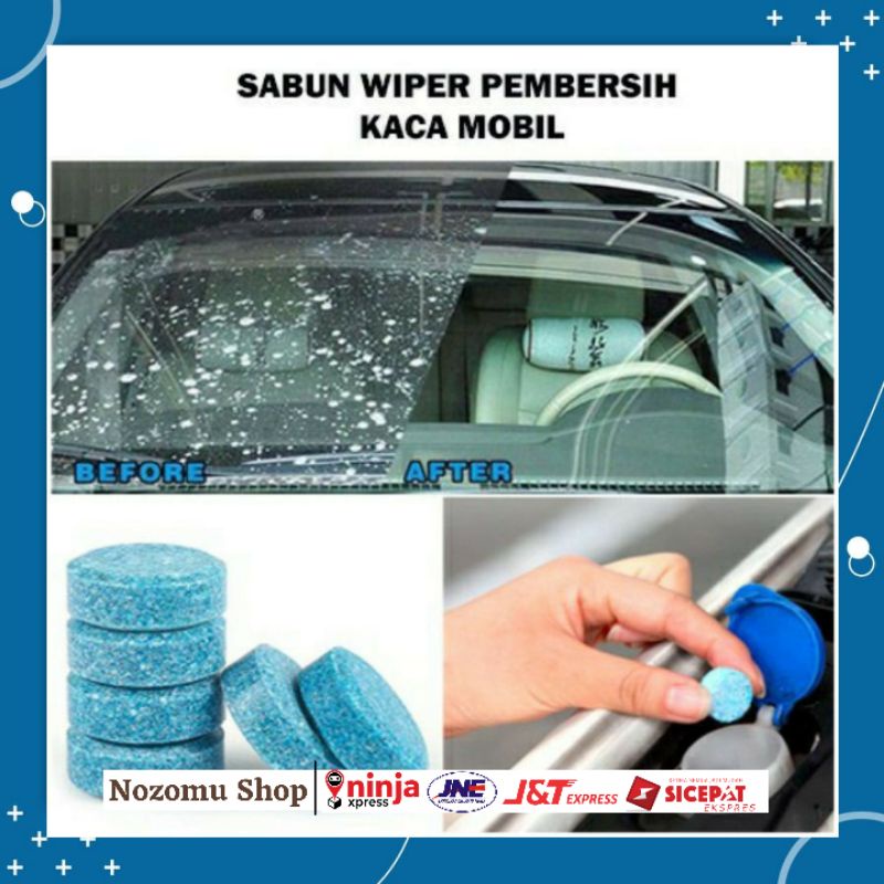 Sabun Wiper tablet Pembersih Kaca Mobil Anti Jamur