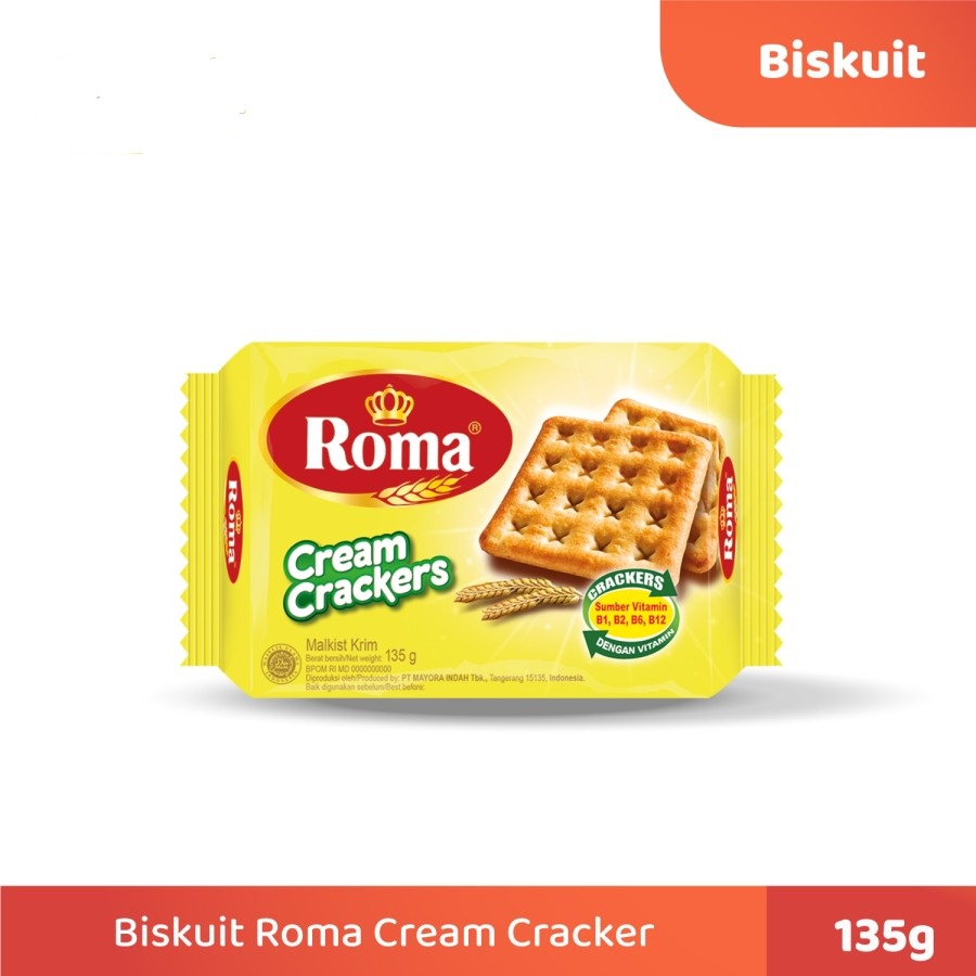 BISKUIT ROMA CREAM CRACKERS 107 GR