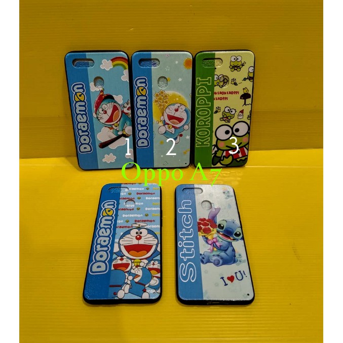 OPPO A7 A5S A12 CASE FUZE Karakter DISNEY Silikon Hp