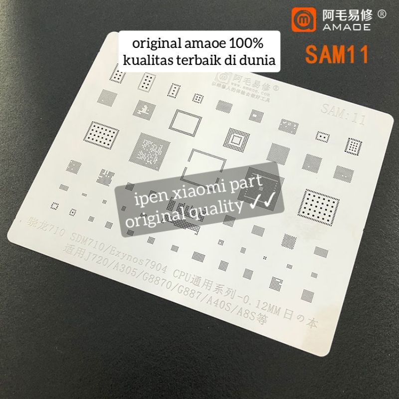 Plat Cetakan Exynos7904 Sam 11 Amaoe Original Bga Cpu Samsung vep