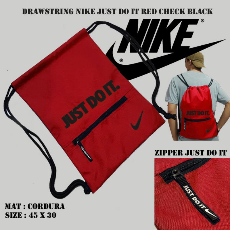 DRAWSTRING JUST DO IT DRAWSTRING NIKE TAS SEPATU TAS PUTSAL
