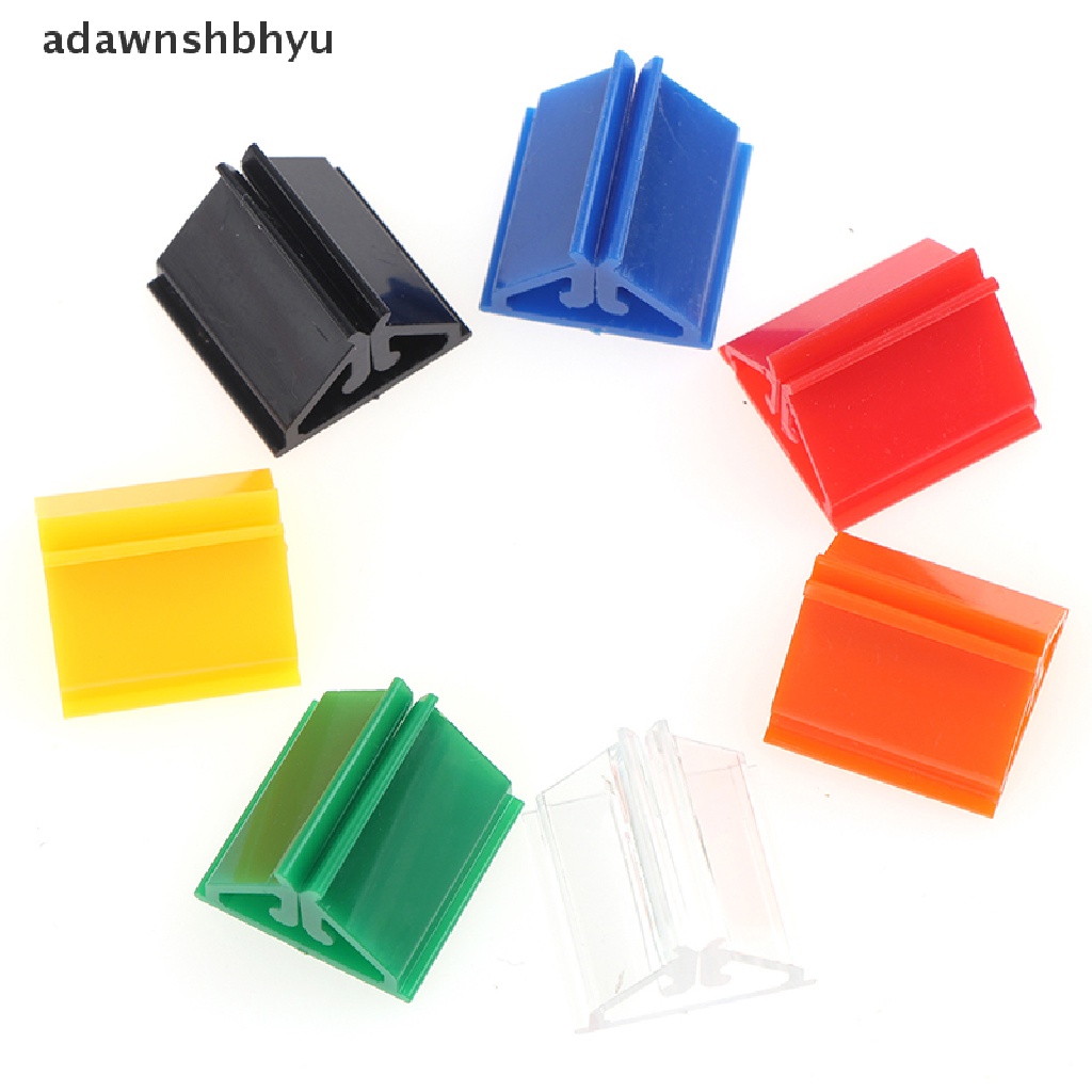 Adawnshbhyu 50PCS Game Card Stand Board Potongan Permainan Kartu Plastik Alas Berdiri