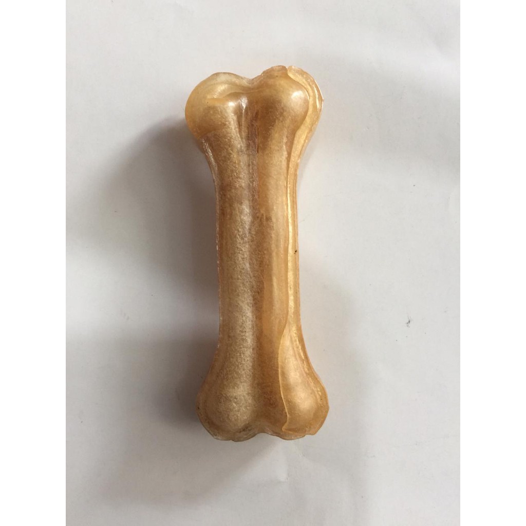 Tulang Pressed Bone 3&quot; Natural n WHITE