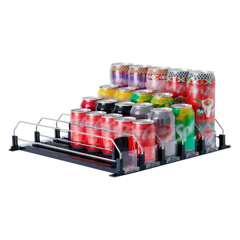 Rak Holder Penyimpanan Minuman Otomatis Bahan Plastik Untuk Kulkas Rumah