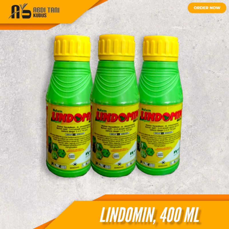 Jual HERBISIDA LINDOMIN 865 SL 400 ML PENGENDALI GULMA BERDAUN LEBAR ...