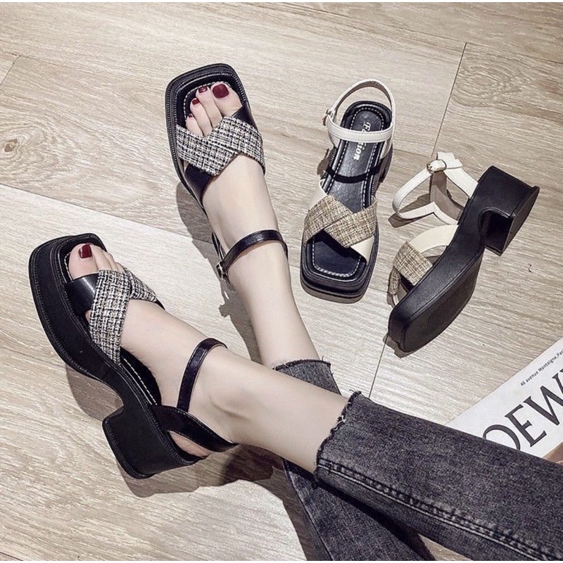 Wedges A009 sendal wanita import realpict