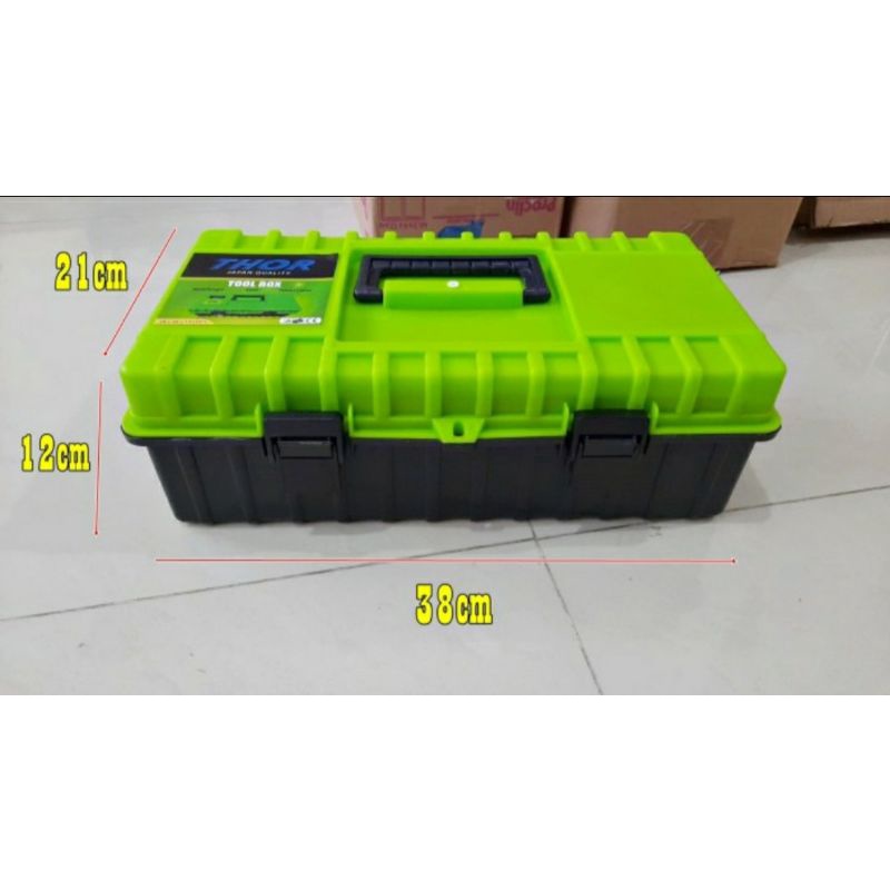 Jual Tool Box 16 Inch/ Kotak Perkakas 38cm Bahan PVC/ Kotak Penyimpanan