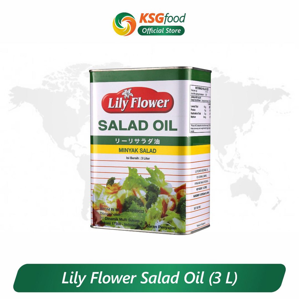 

LILY FLOWER SALAD OIL 3LT/MINYAK SAYUR